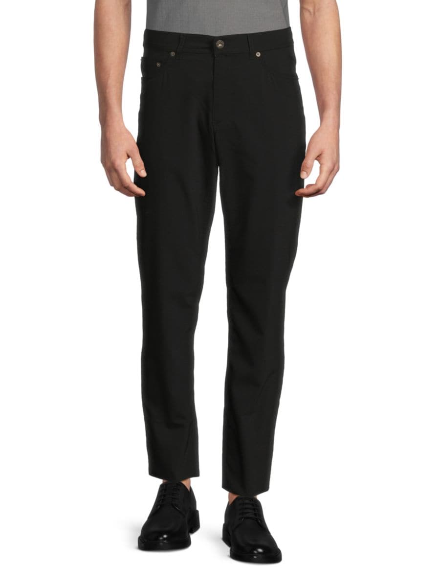 

Джинсы Cooper Fancy из смеси шерсти Brax, черный