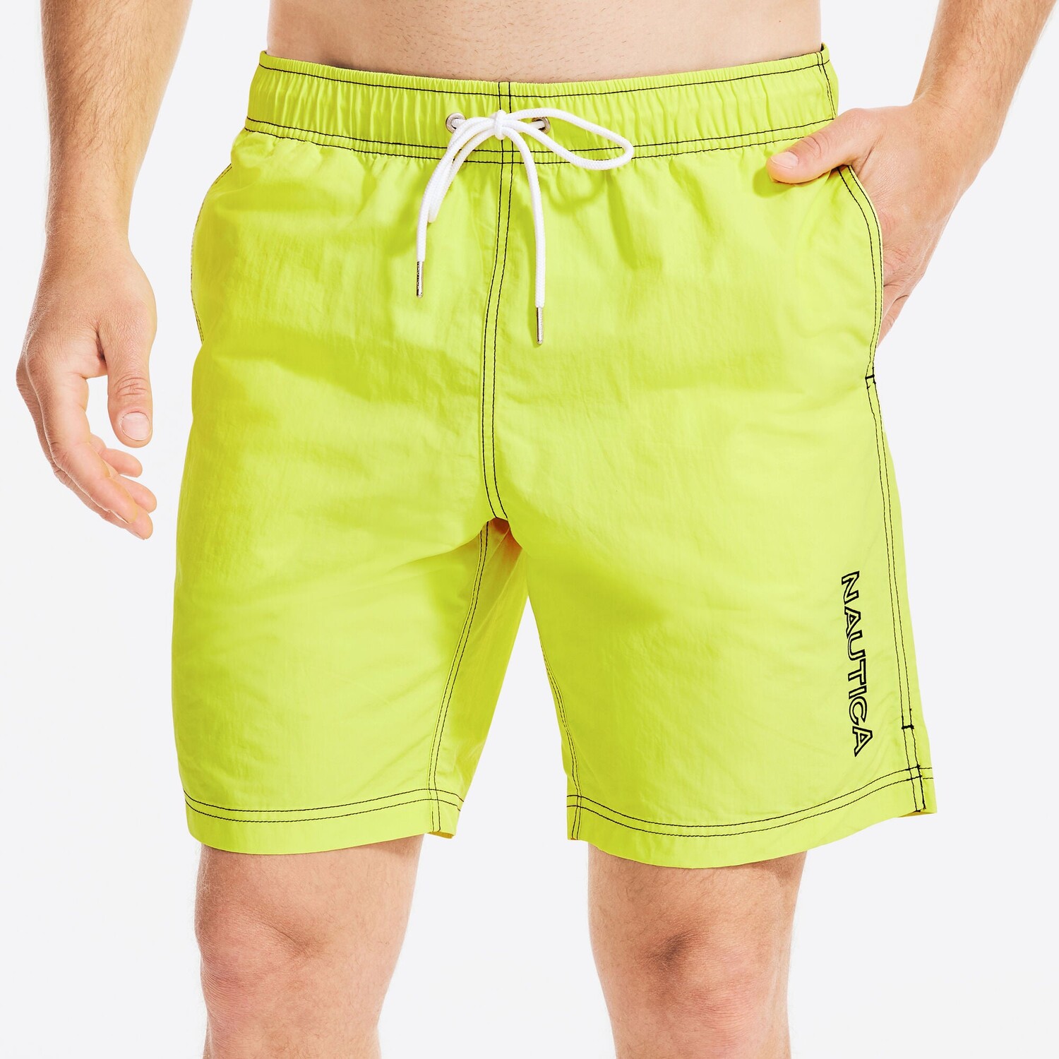 

Мужские быстросохнущие плавки Nautica 8 дюймов, цвет Blazing Yellow