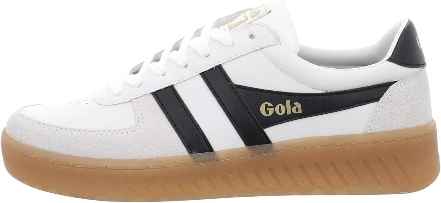 Мужские кроссовки Gola Elite Grandslam, White Black Gum — фото 2