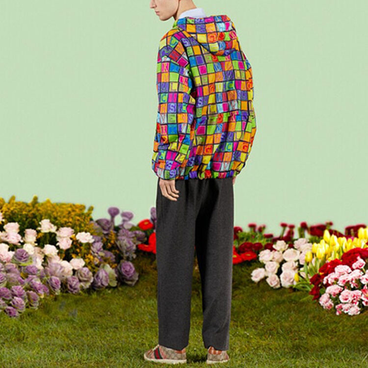 Куртка Gucci Китайский Новый год мужская, многоцветная, Multicolor — фото 3