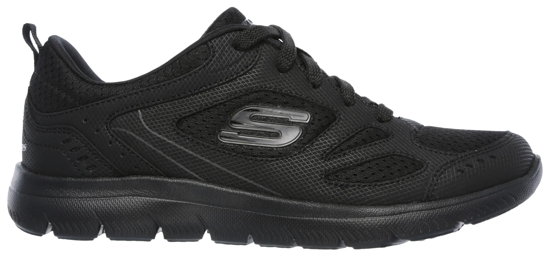 Кроссовки Skechers "SUMMITS-SUITED", мягкая стелька, повседневная обувь, полуботинки, туфли на шнуровке, черный — фото 3