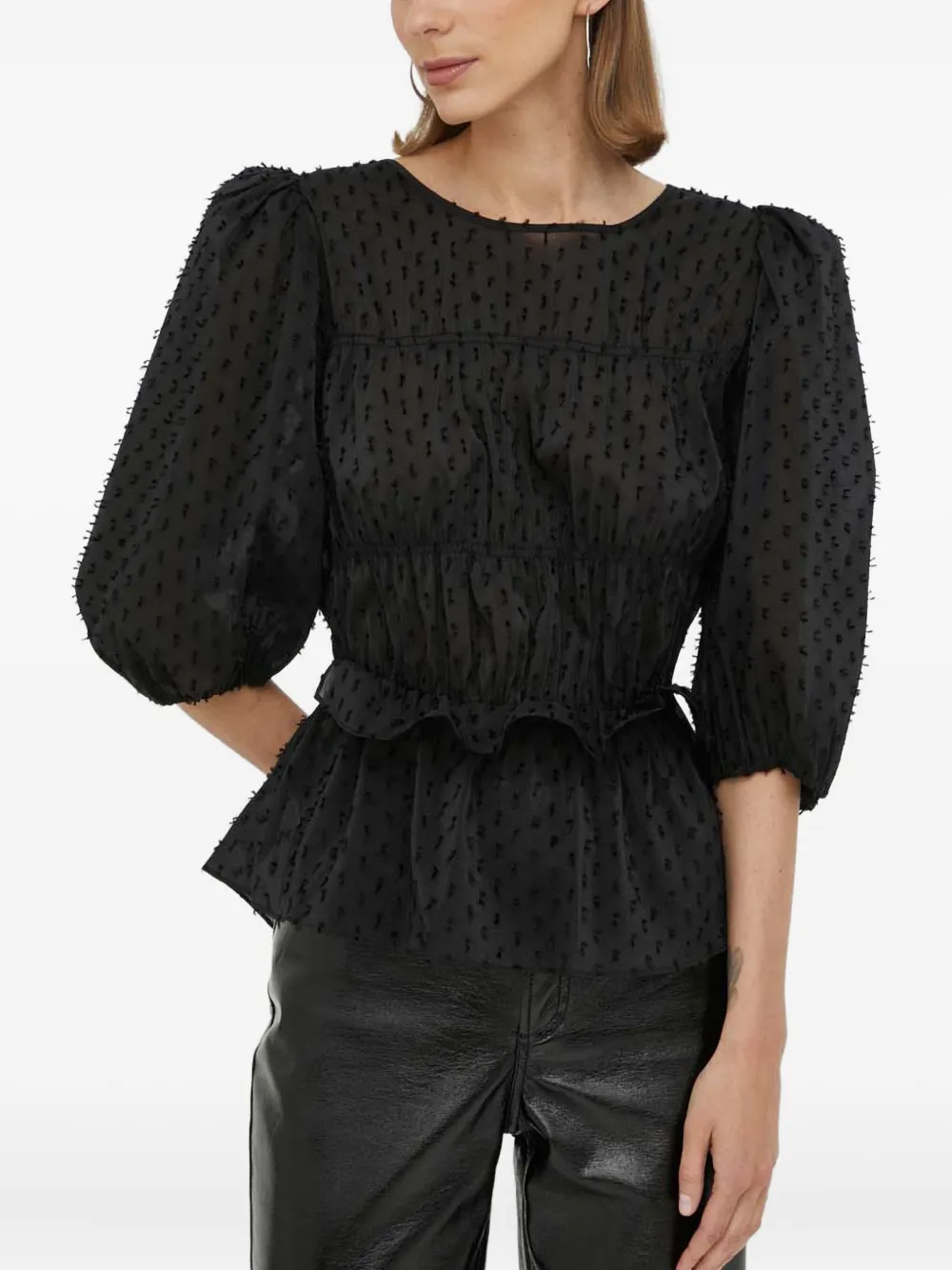 

Топ-баска с открытой спиной Day Birger Et Mikkelsen, черный