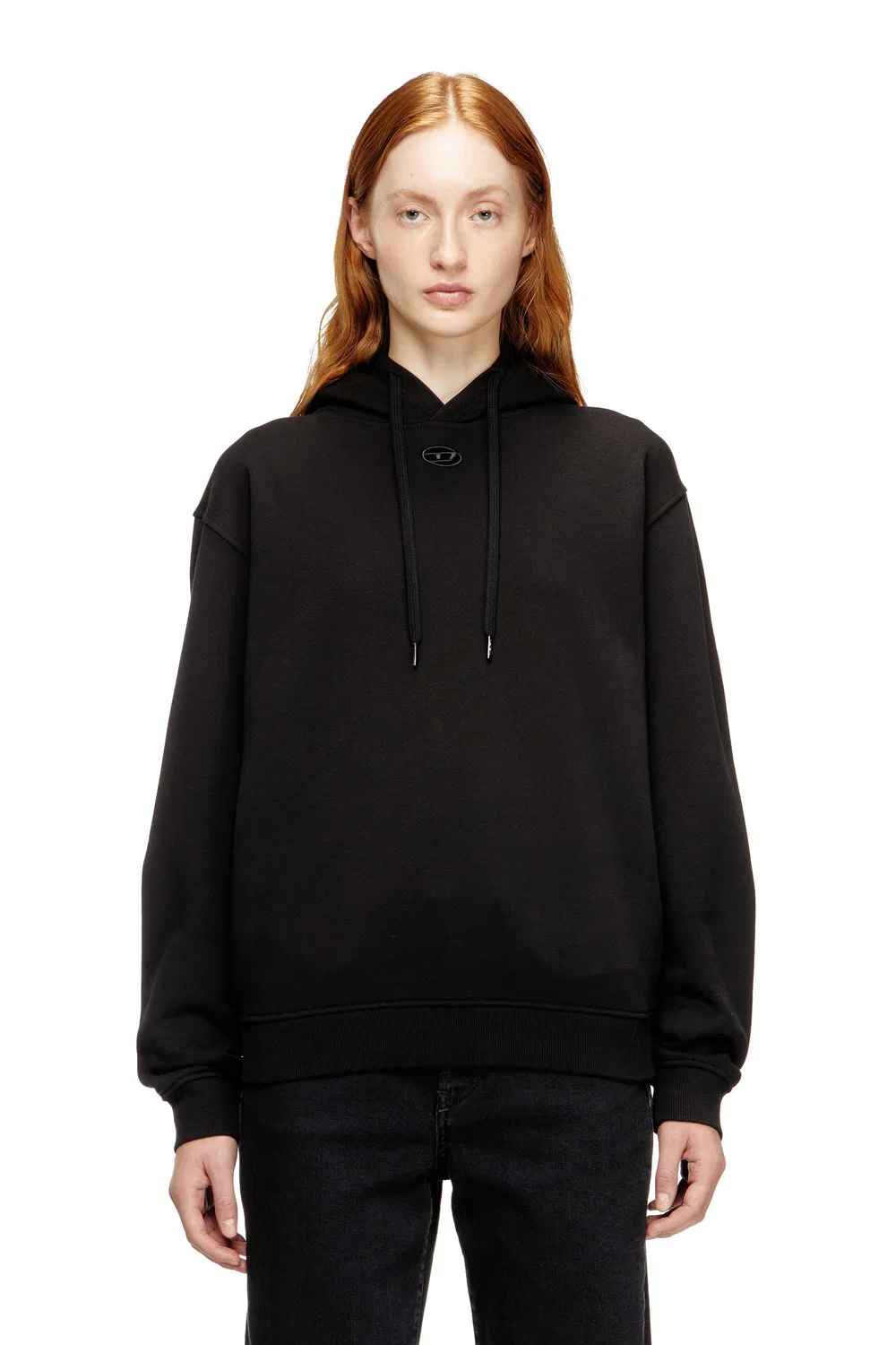 Женская толстовка с капюшоном F-NORMY-HOOD-OD Diesel, black