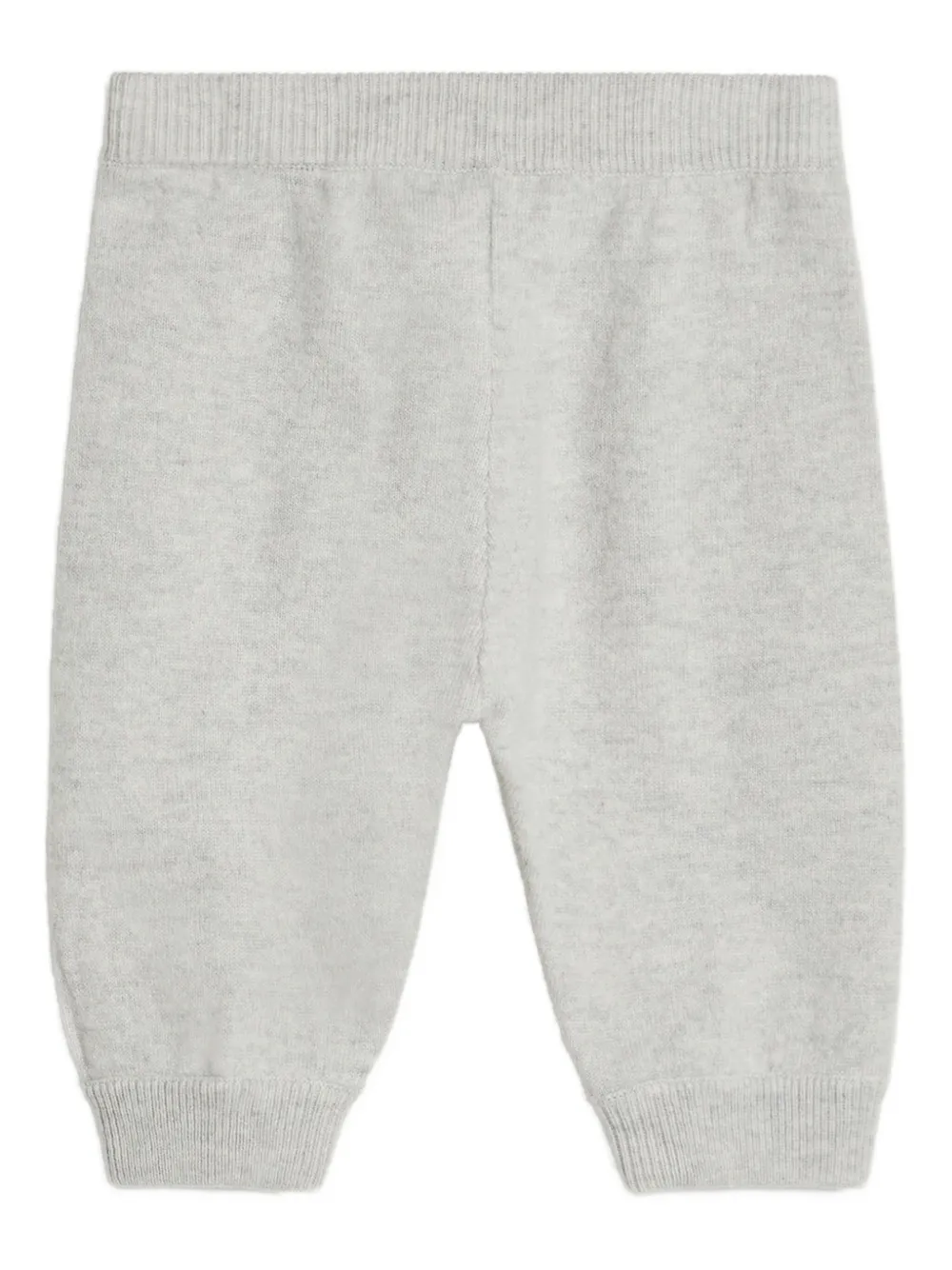 Кашемировые брюки Bernie Baby в рубчик Brunello Cucinelli Kids, серый — фото 2