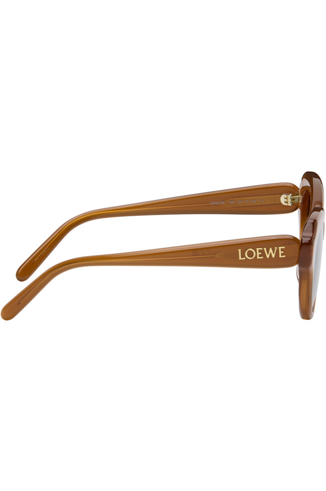 Loewe Узкие солнцезащитные очки «Оранжевый лебедь» — фото 2