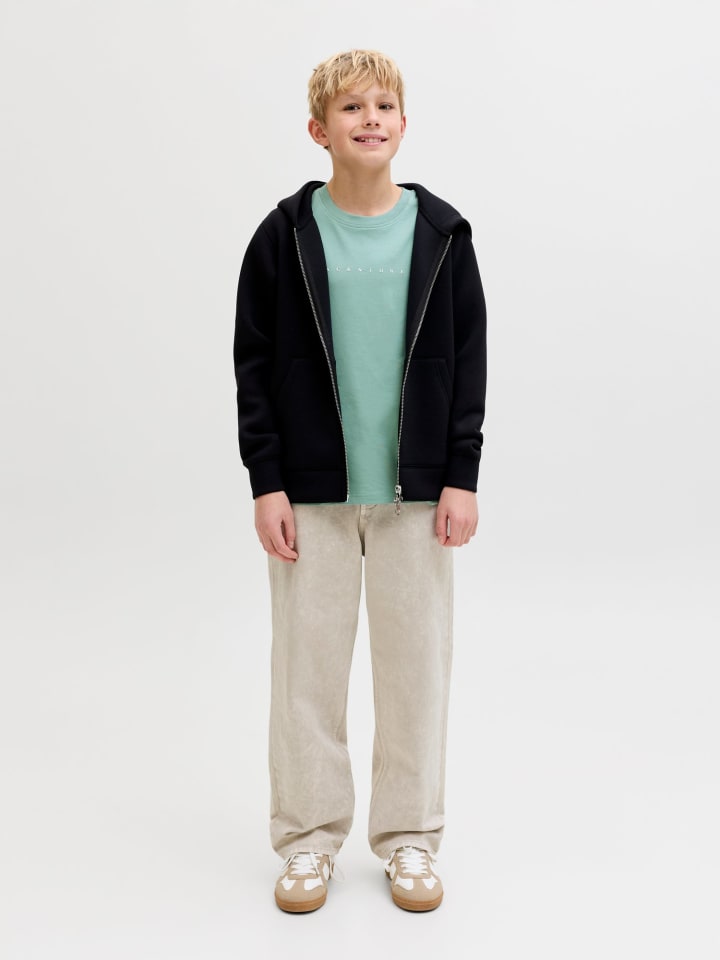 JACK & JONES Junior Футболка JJESTAR минерально-синего цвета — фото 4