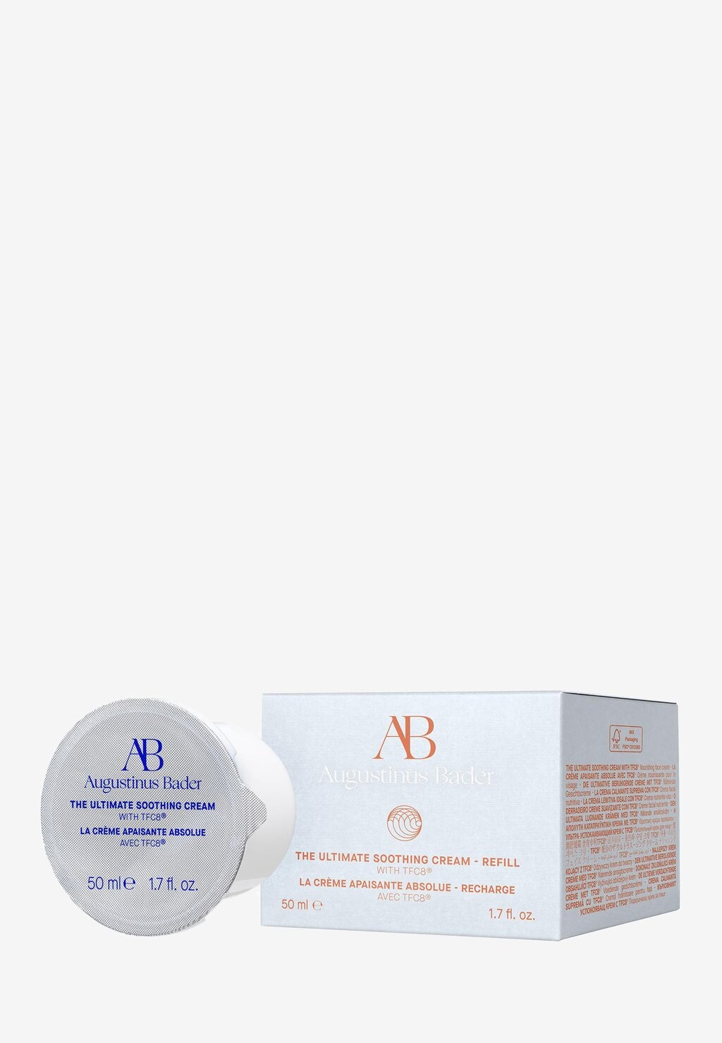 

Дневной крем The Ultimate Soothing Cream Refill Augustinus Bader, белый