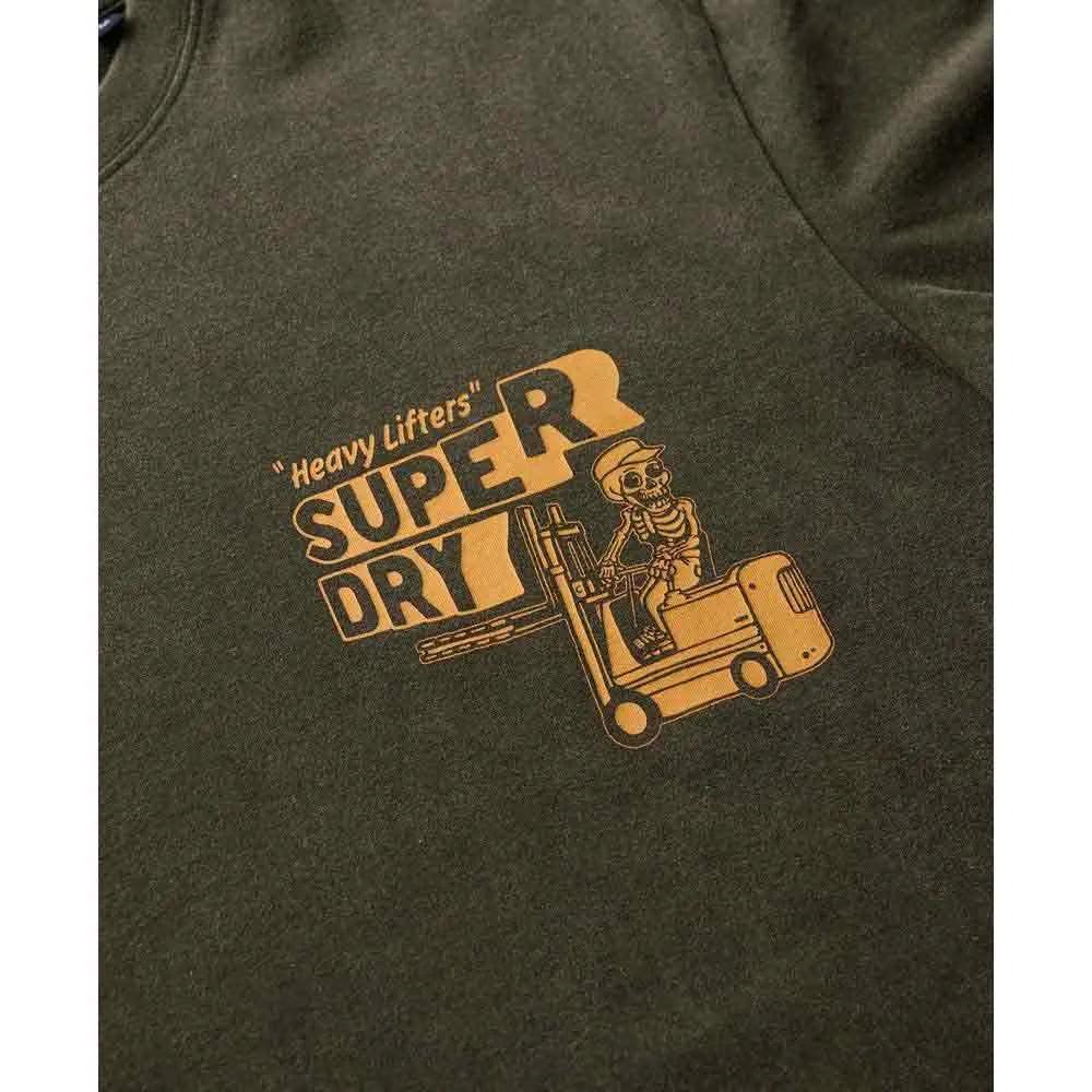 Футболка с коротким рукавом Superdry Trade Tools Loose, зеленый — фото 4