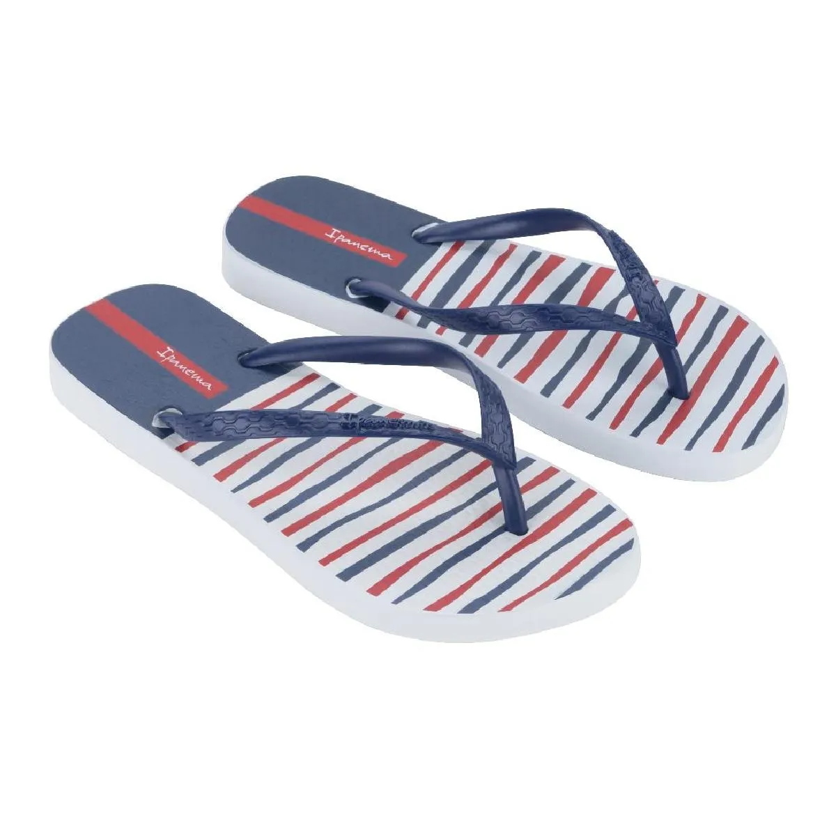Женские пляжные шлепанцы classica happy xii fem IPANEMA Ipanema, белый/синий — фото 2