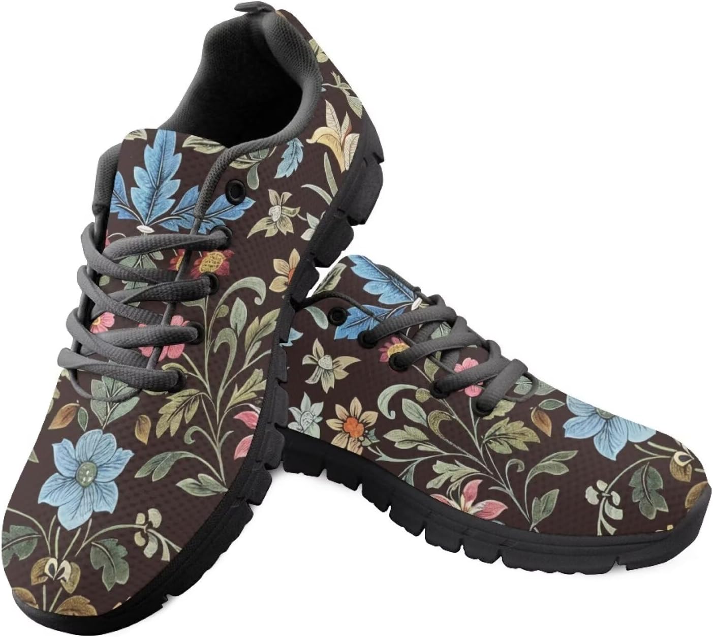 

Взрослые кроссовки для ходьбы, модные, на шнуровке, противоскользящие, мужские, с эластичной амортизацией и комфортом, для спортзала, размер US 5-14, черная подошва Vuriqeby