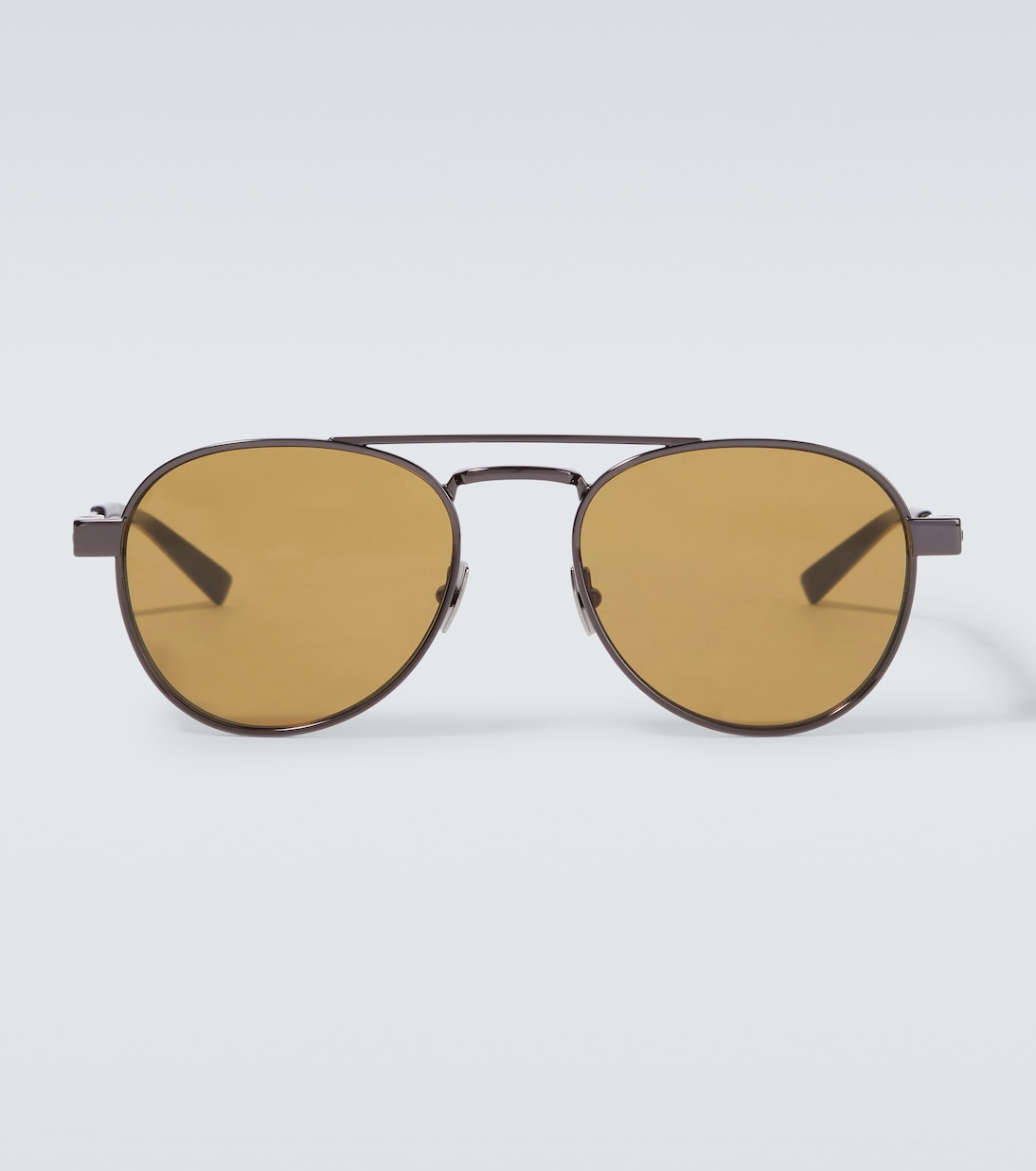 

Солнцезащитные очки авиаторы SL 708 Saint Laurent, Ruthenium-Ruthenium-Brown