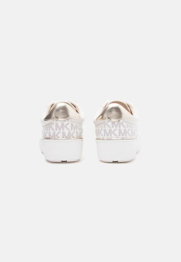 Кроссовки jordana finn Michael Kors Kids, Vanilla/Pale Gold-Coloured Metallic/Vanilla — фото 3