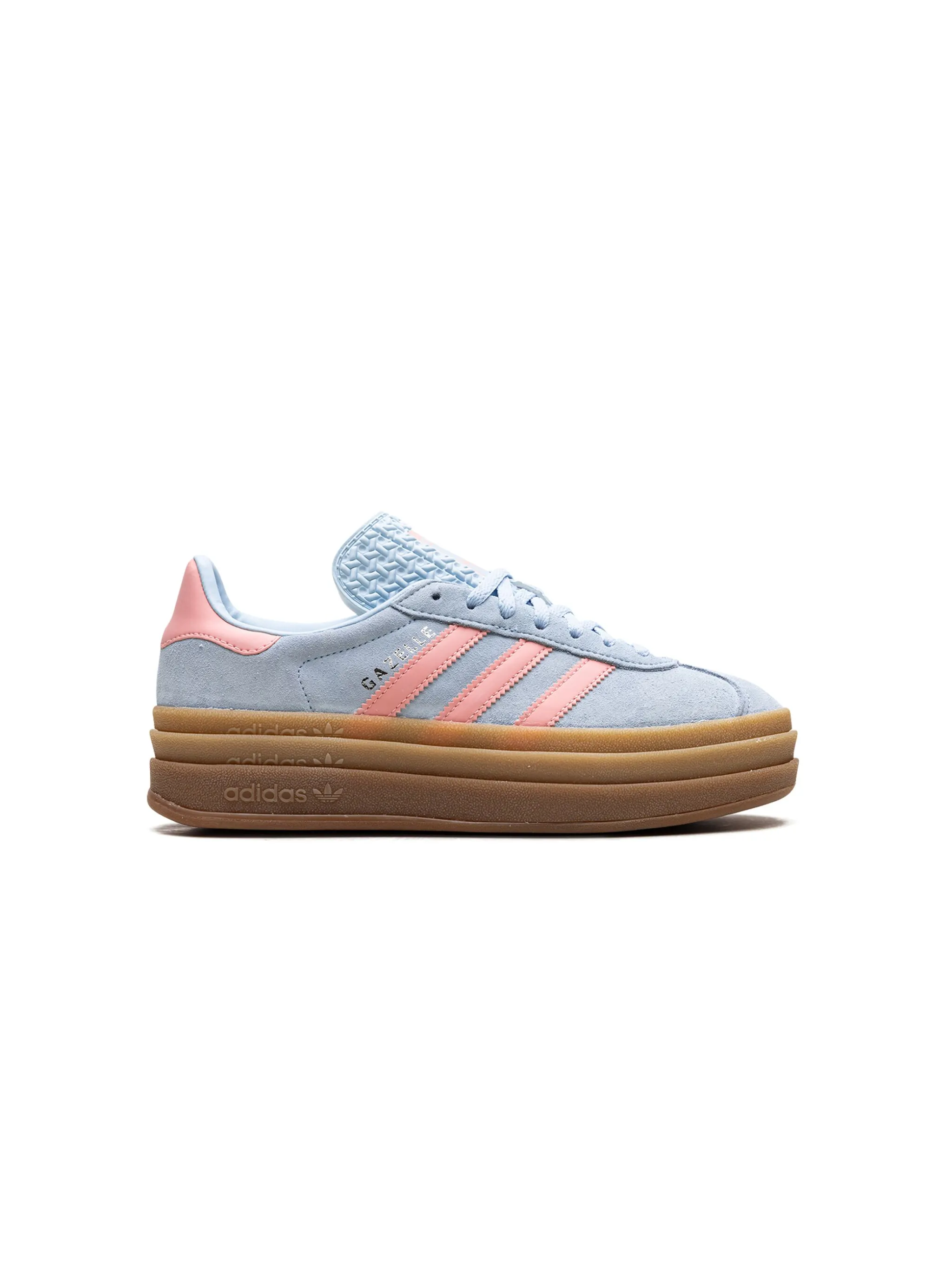 Кроссовки Gazelle Bold Baby Blue/Pink Adidas Kids, синий — фото 2