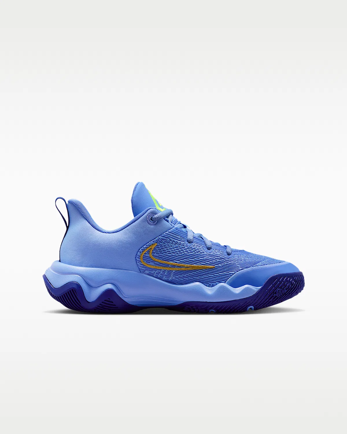 Детские баскетбольные кроссовки Giannis Immortality 4, Royal Pulse/Deep Royal/Volt/Hyper Turquoise — фото 3