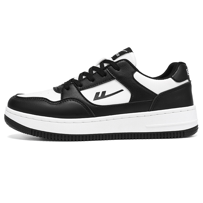 

Кроссовки WARRIOR Skateboarding Shoes Unisex Low-top Black/White, черный/белый
