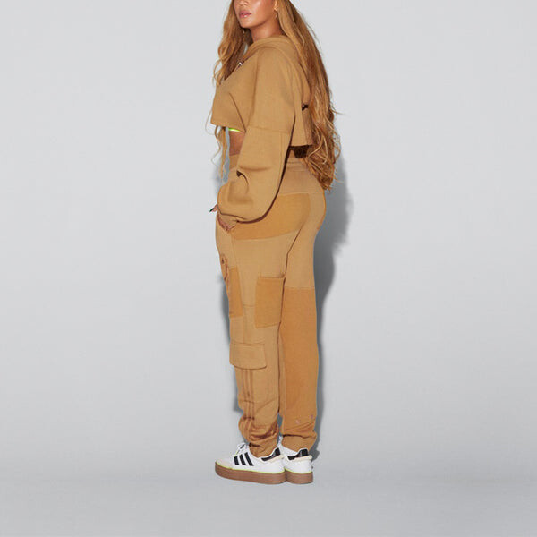 Спортивные штаны adidas originals x Ivy Park Unisex Sports Pants Brown, коричневый — фото 4