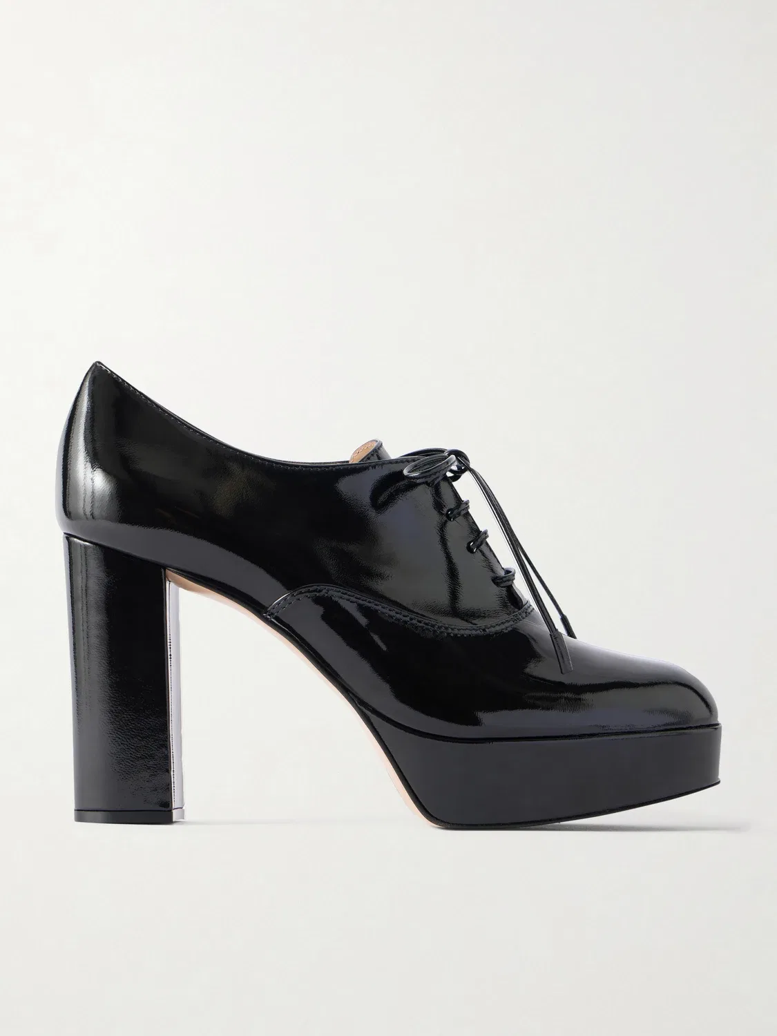 Кожаные туфли-лодочки Ricky 70 Gianvito Rossi, черный