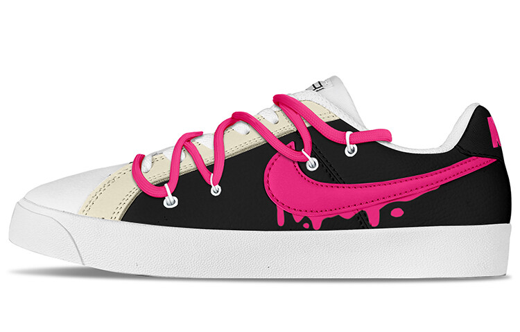 

Кроссовки Nike Court Royale Skateboarding Shoes Unisex Low-top Pink, черный