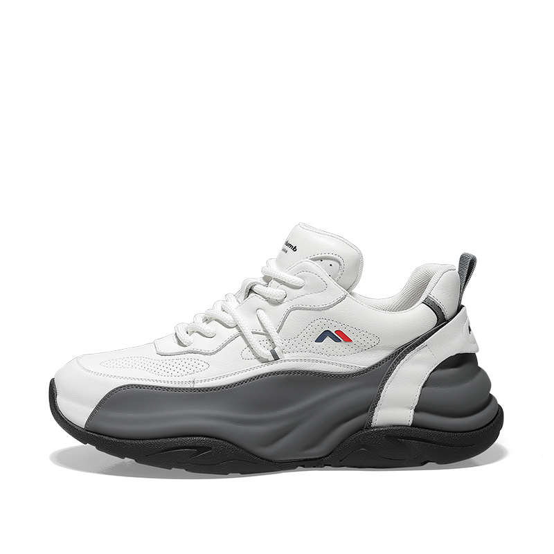 

KOLUMB Мужские кроссовки Low Top Chunky, бело-серые