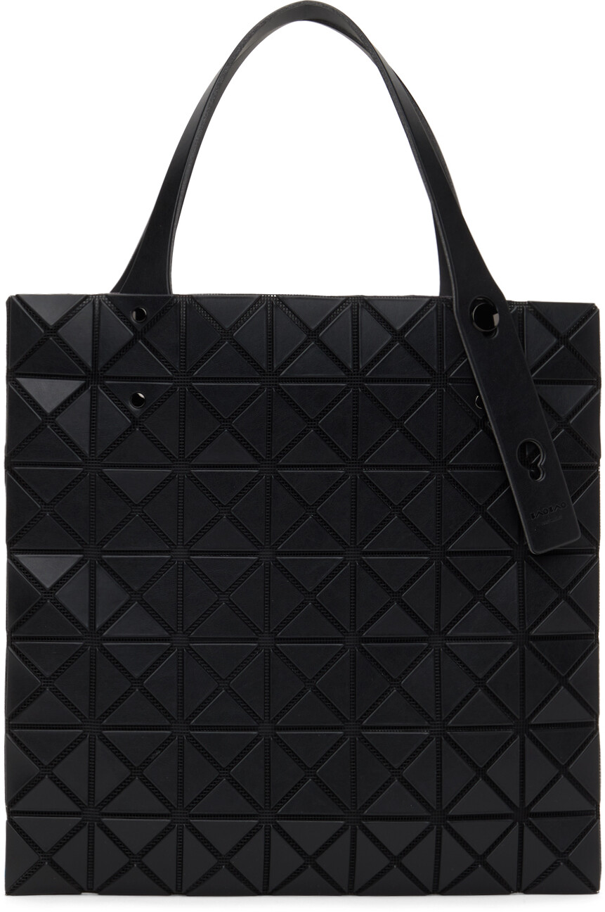 

Черная матовая сумка-тоут с маленькой призмой Bao Bao Issey Miyake