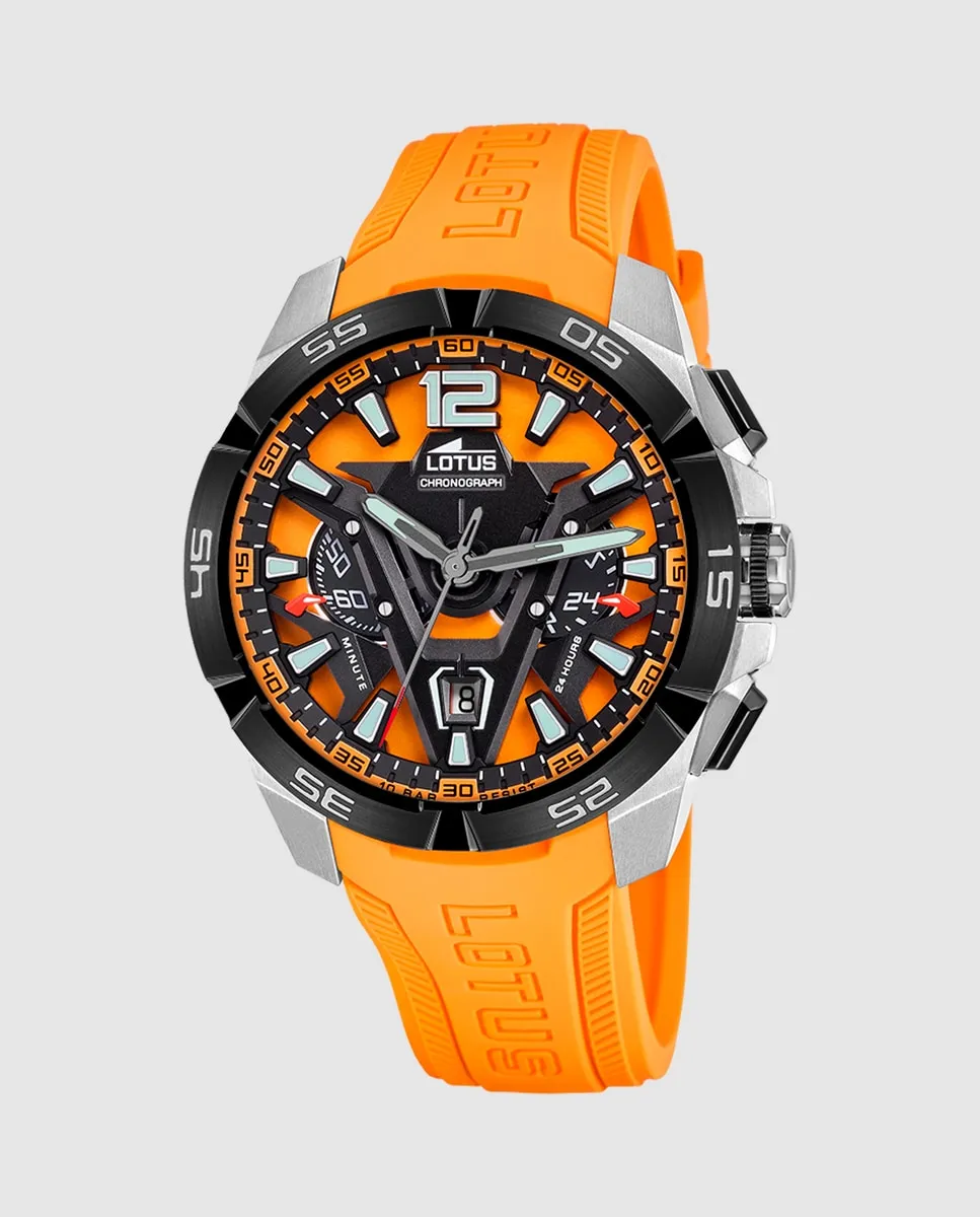 

Мужские часы Vortex 18944/3 Orange Rubber LOTUS, оранжевый