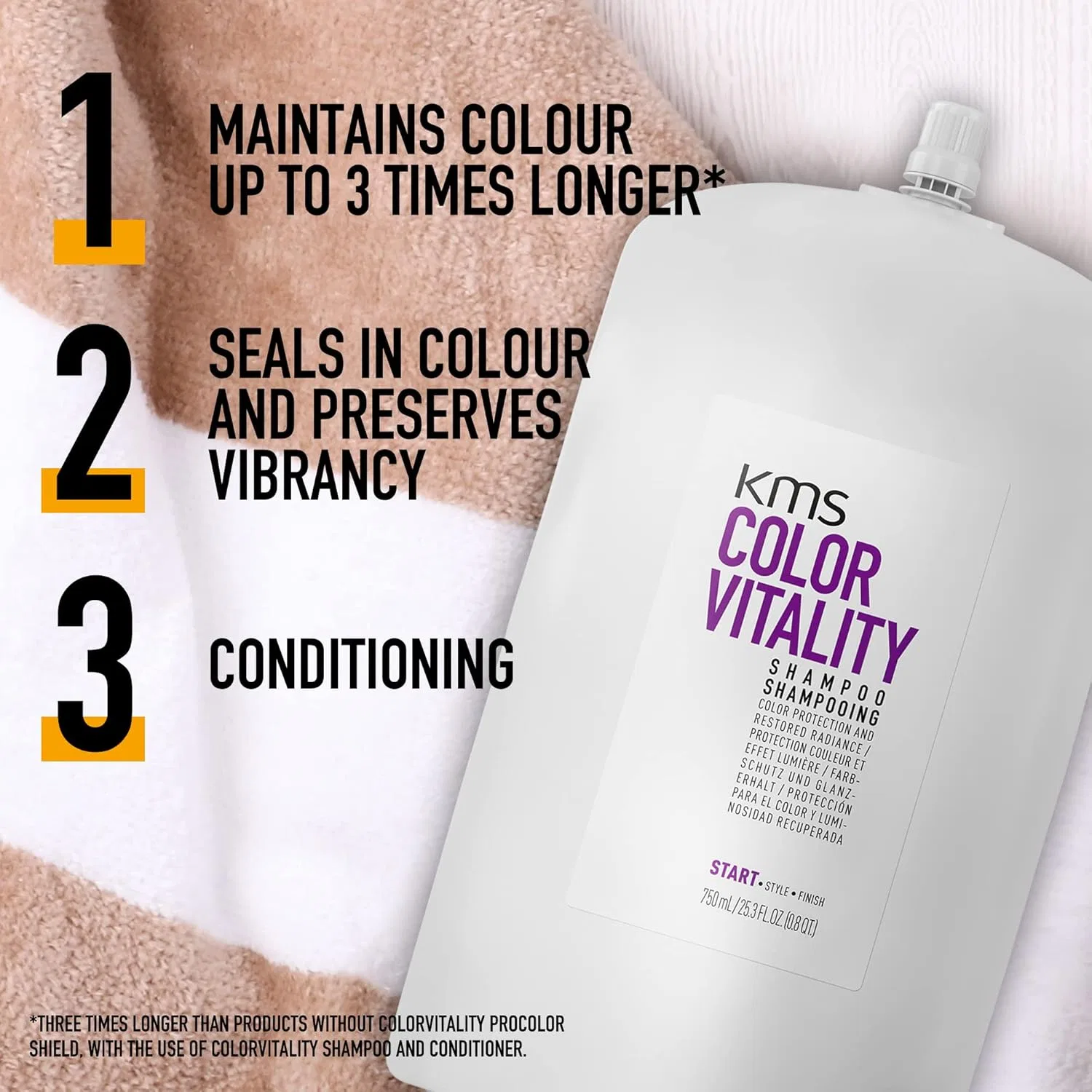 Шампунь KMS ColorVitality Refill для окрашенных волос, 750 мл Kms — фото 4