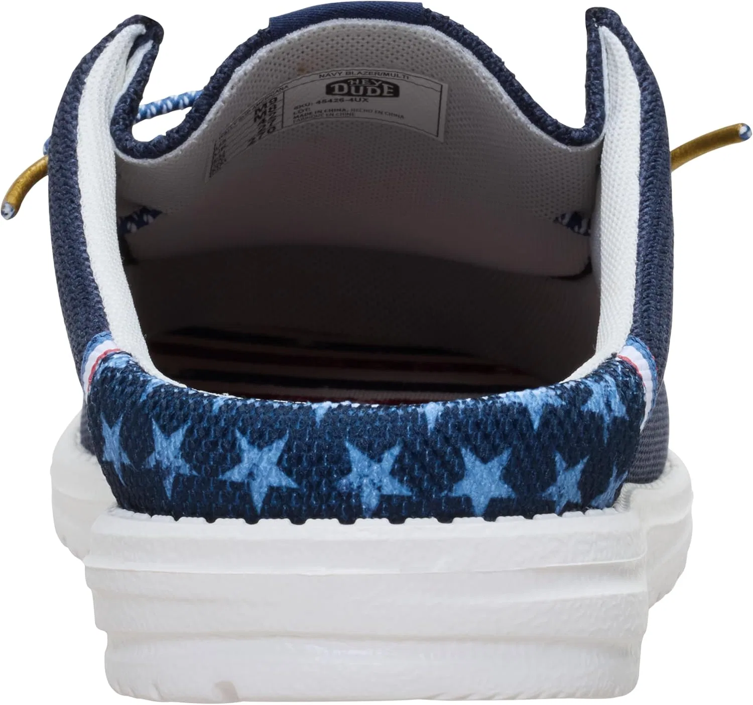 Кроссовки мужские HEYDUDE Wally Suede, Navy Blazer/Multi — фото 3