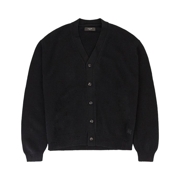 

Кардиган Amiri Destroy Cardigan 'Black', черный