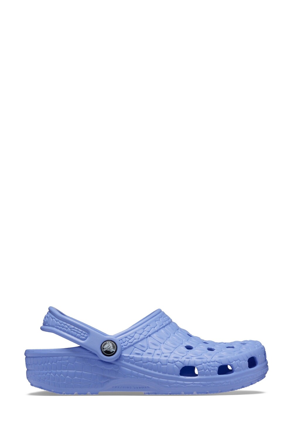 

Сабо Purple Classic с мотивом из кожи крокодила Crocs, фиолетовый