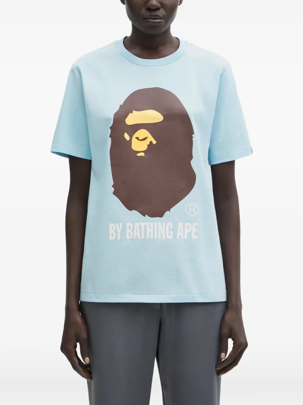 

Футболка с логотипом A BATHING APE, синий
