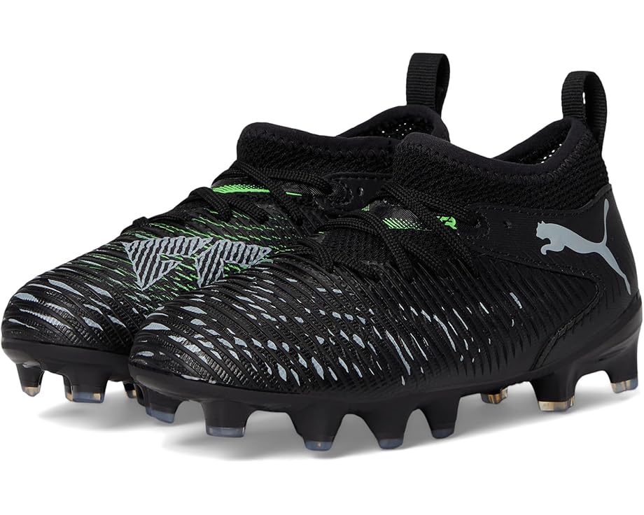 

Кроссовки PUMA Kids Future 8 Match Firm Ground/Artificial Ground, цвет PUMA Black/Cool Light Gray/Fluo Green