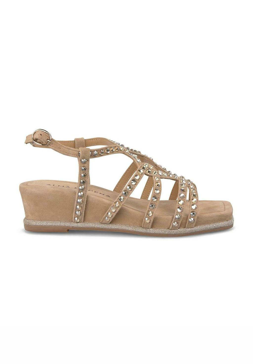 Босоножки на танкетке CON CIERRE HEBILLA - Platform sandals Alma en Pena, светло-коричневый — фото 2
