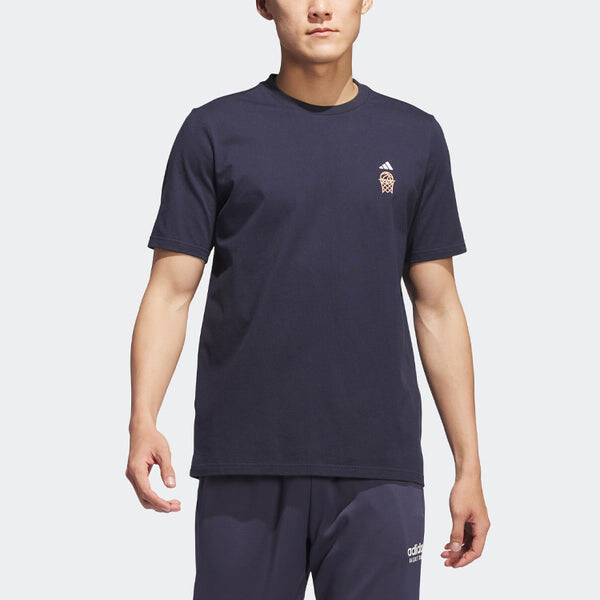Футболка мой выстрел чистая футболка Adidas, синий — фото 2