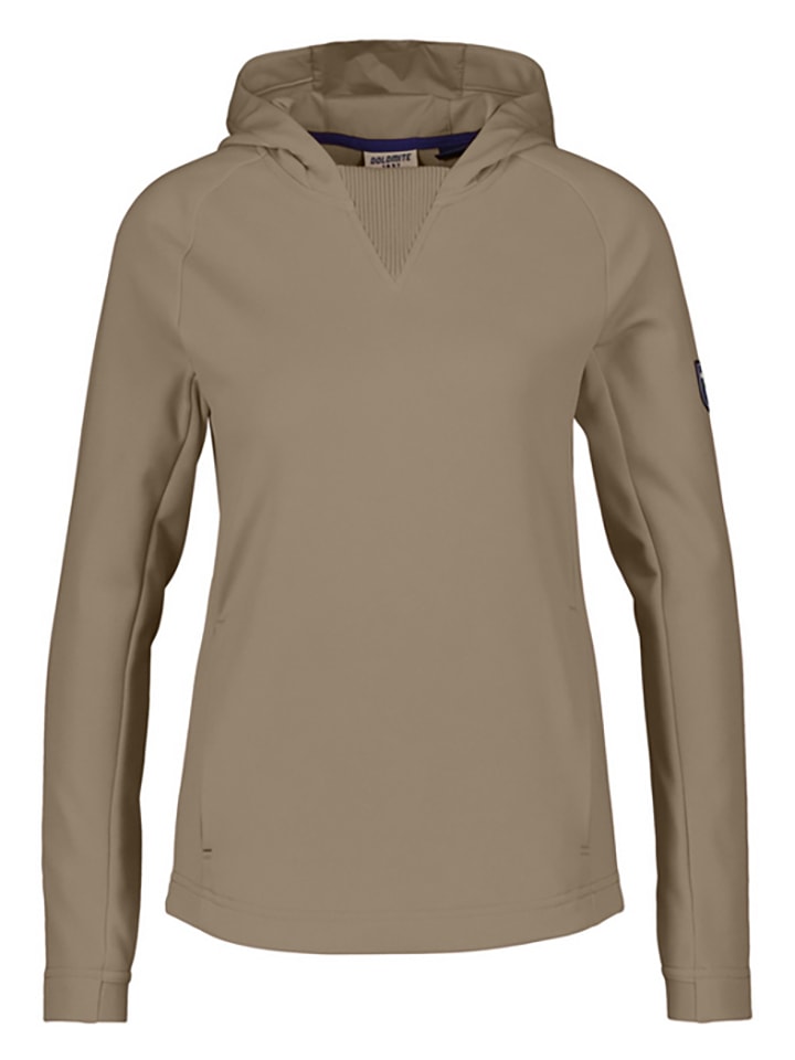 

DOLOMITE Флисовая толстовка с капюшоном «Latemar» светло-коричневого цвета