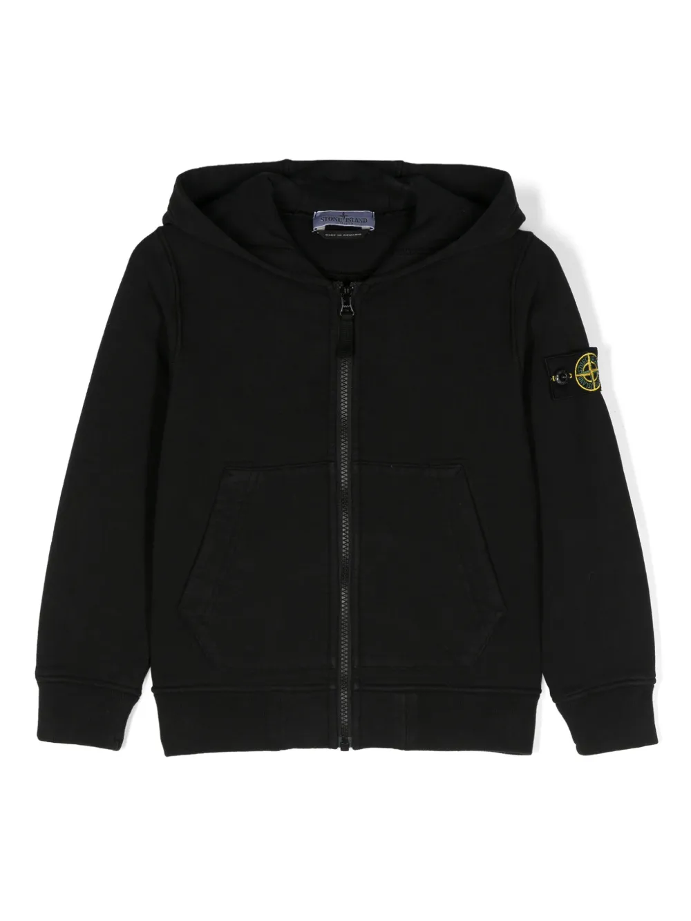 

Худи с нашивкой Compass Stone Island Junior, черный