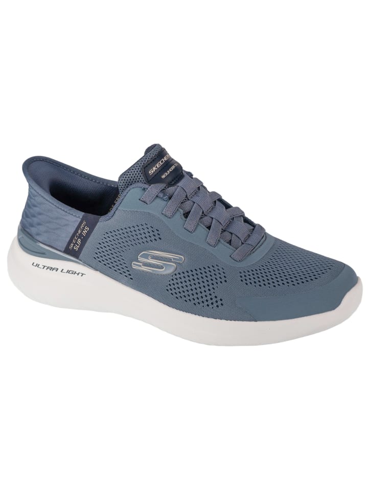 

Кроссовки на шнуровке Skechers, синий