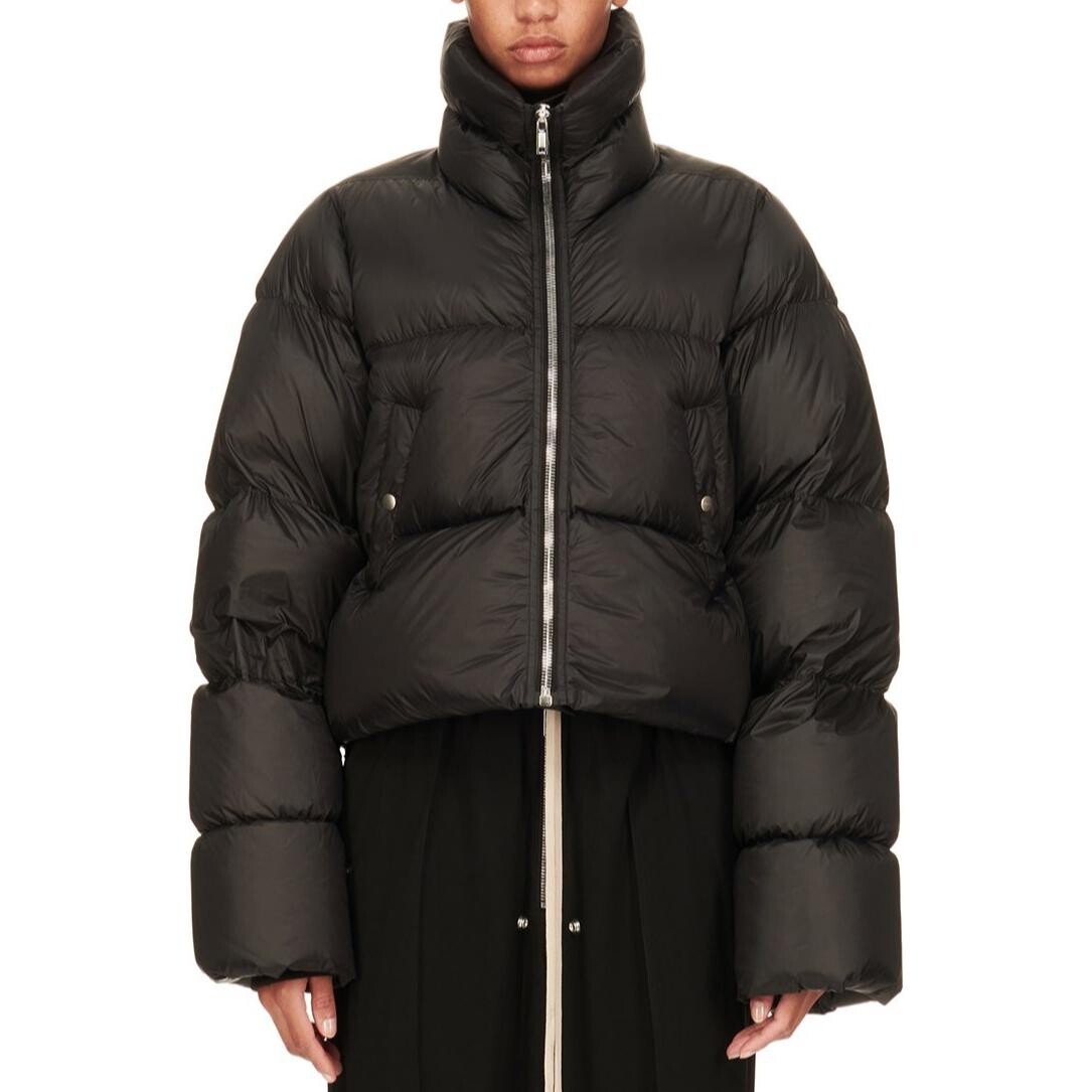 

Пуховик женский черный Rick Owens