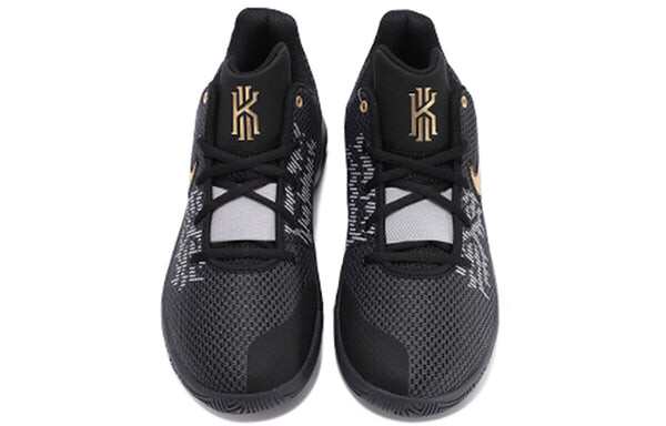 Кроссовки Nike Kyrie Flytrap 2 EP 'Metallic Gold Black', черный — фото 3
