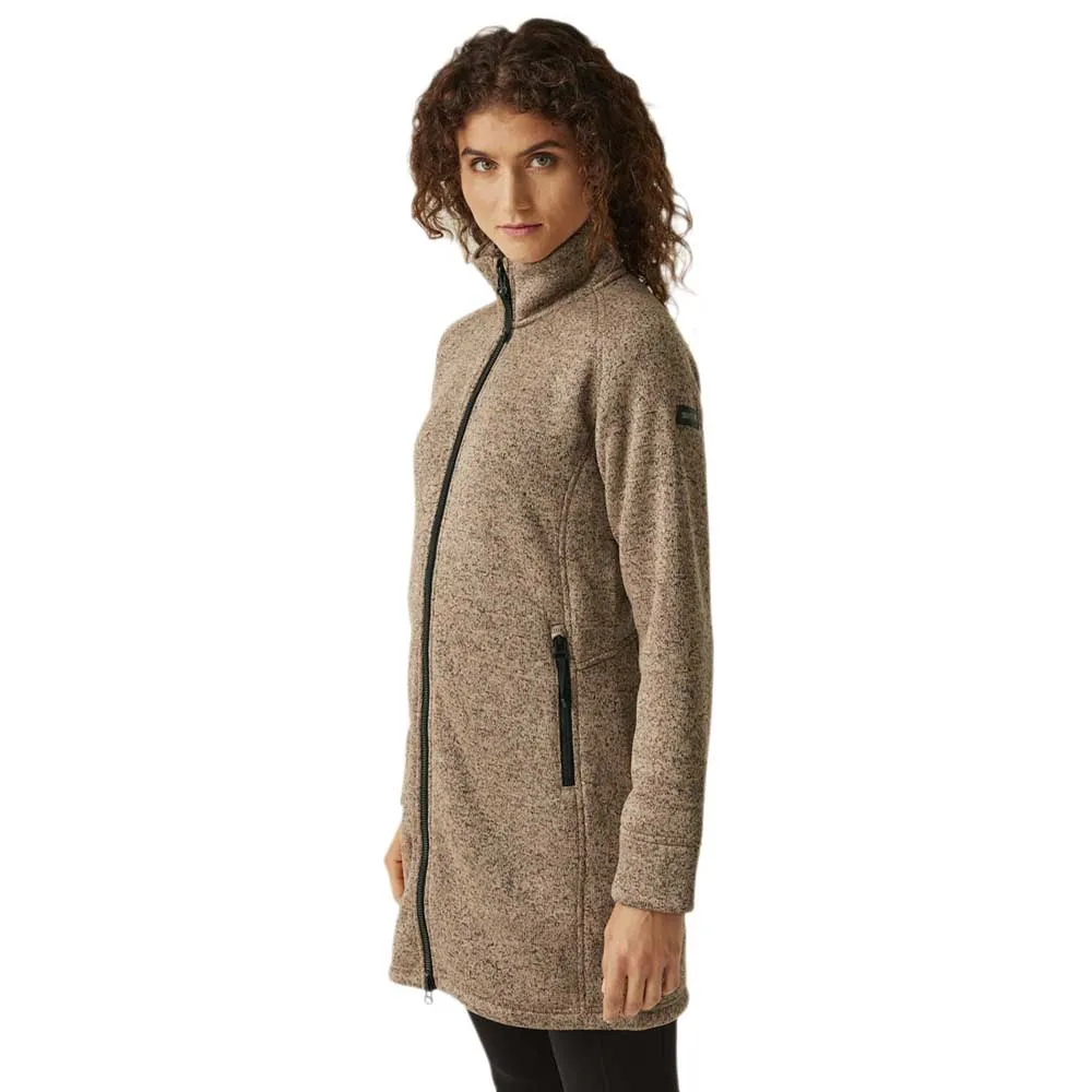 

Флис Regatta Emilide Longer Length full zip, коричневый