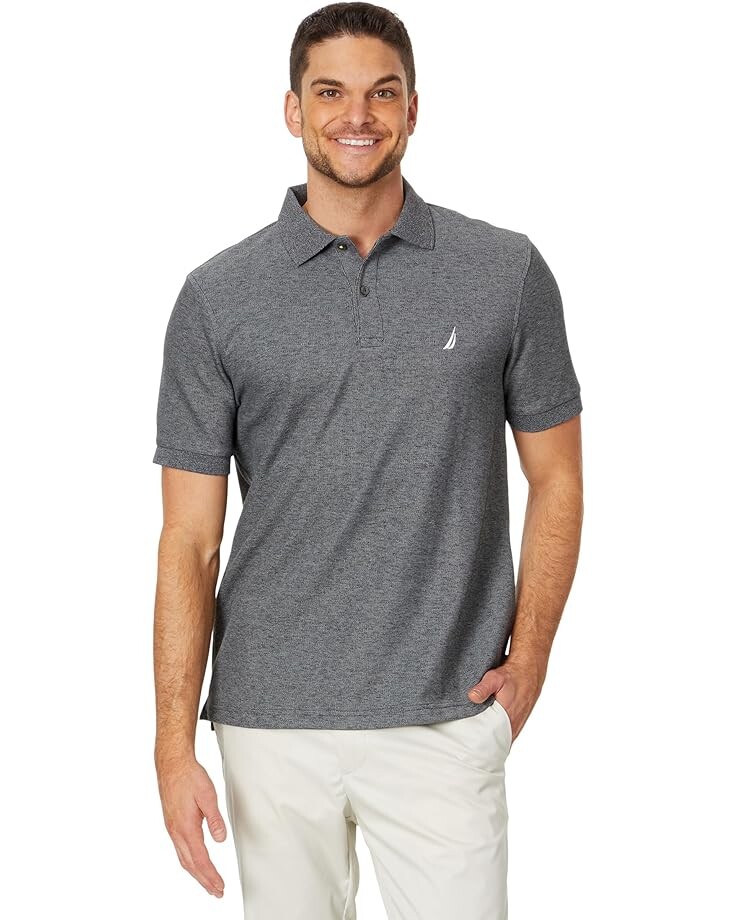 

Поло Nautica Sustainably Crafted Classic Fit Deck, цвет Charcoal Heather