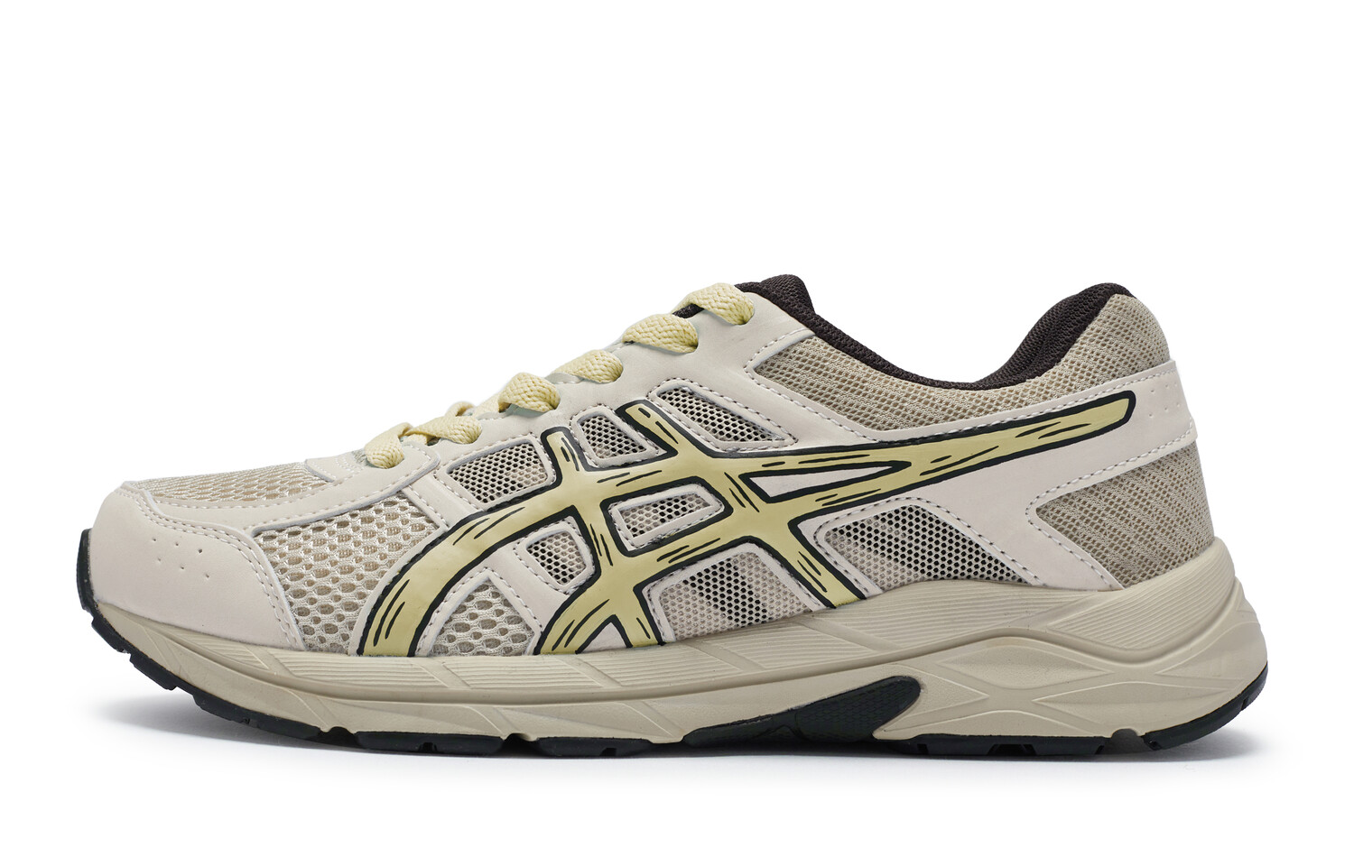 

Кроссовки мужские Gel-Contend 4 с низким верхом бежевого цвета Asics, Бежевый, Кроссовки мужские Gel-Contend 4 с низким верхом бежевого цвета Asics