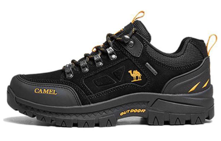 

CAMEL Низкие уличные кроссовки мужские черно-оранжево-желтые, цвет Black/Orange Yellow