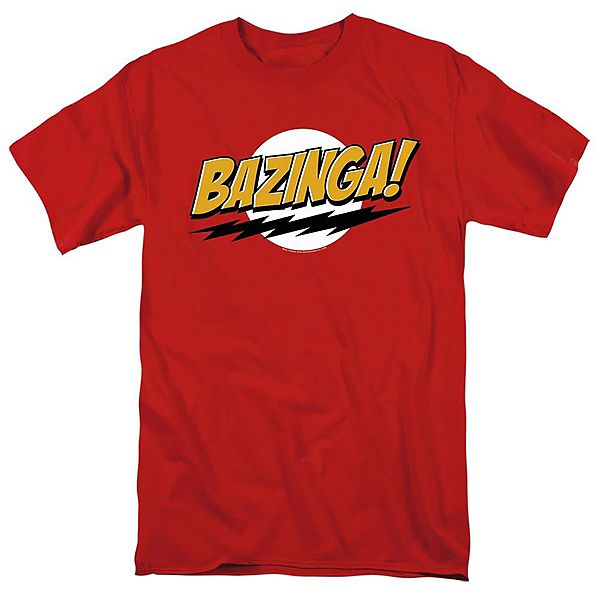 

Футболка с коротким рукавом Big Bang Theory Bazinga Licensed Character