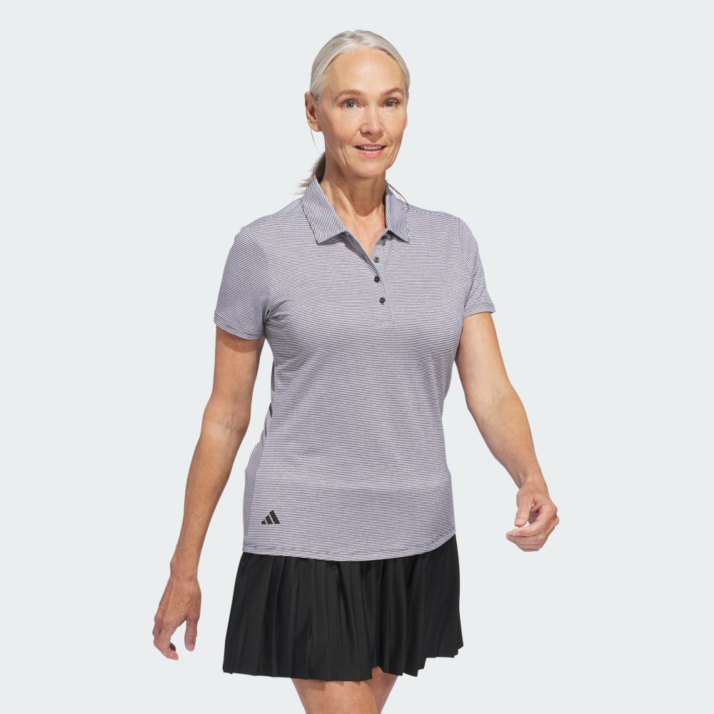 Спортивная футболка Adidas Ottoman Short Sleeve Polo Shirt, черный — фото 3