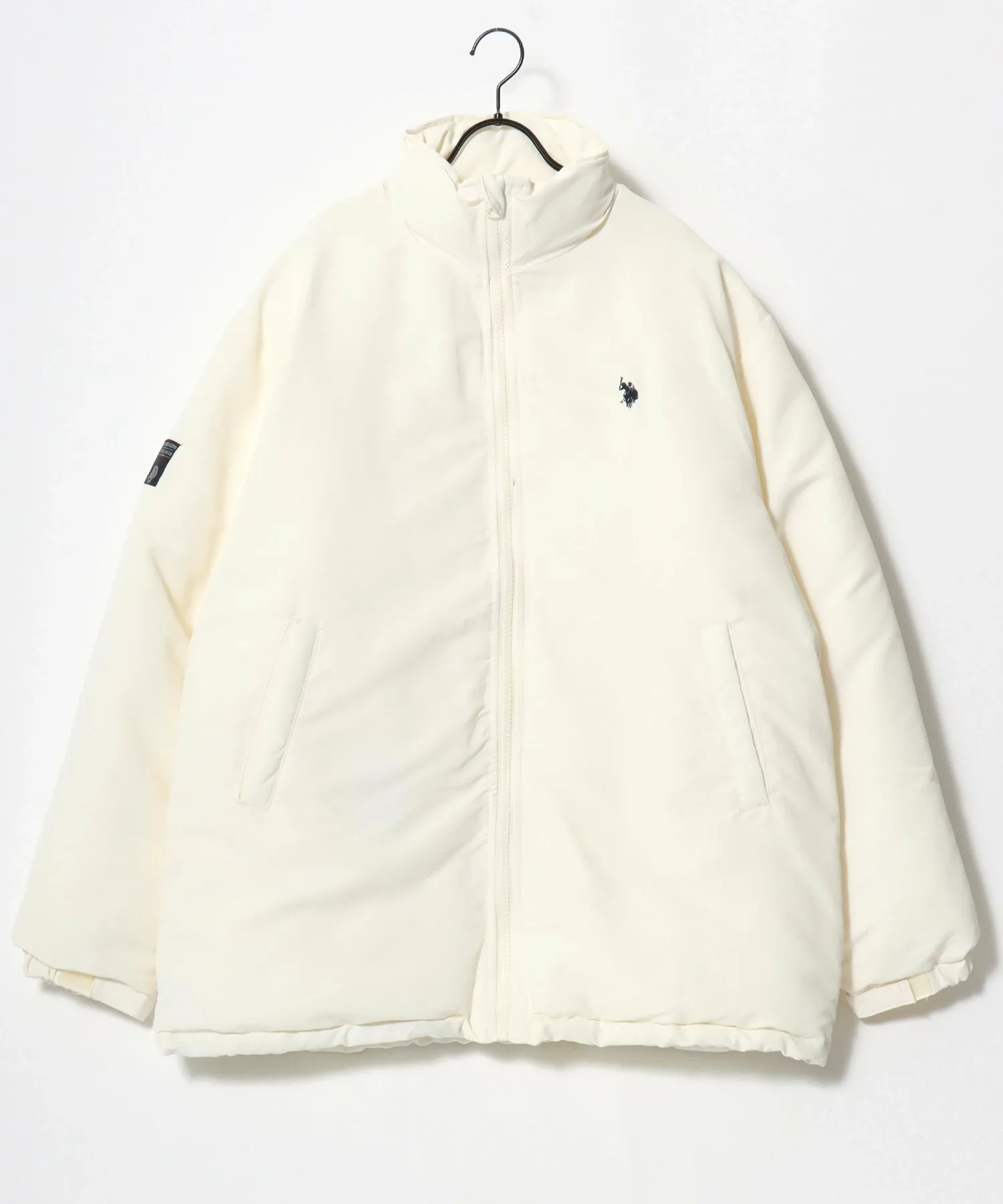 Утепленная куртка US POLO ASSN. 7-го уровня, свободного кроя, с наполнителем из пуха, для мужчин и женщин U.S. Polo Assn., цвет Ivory