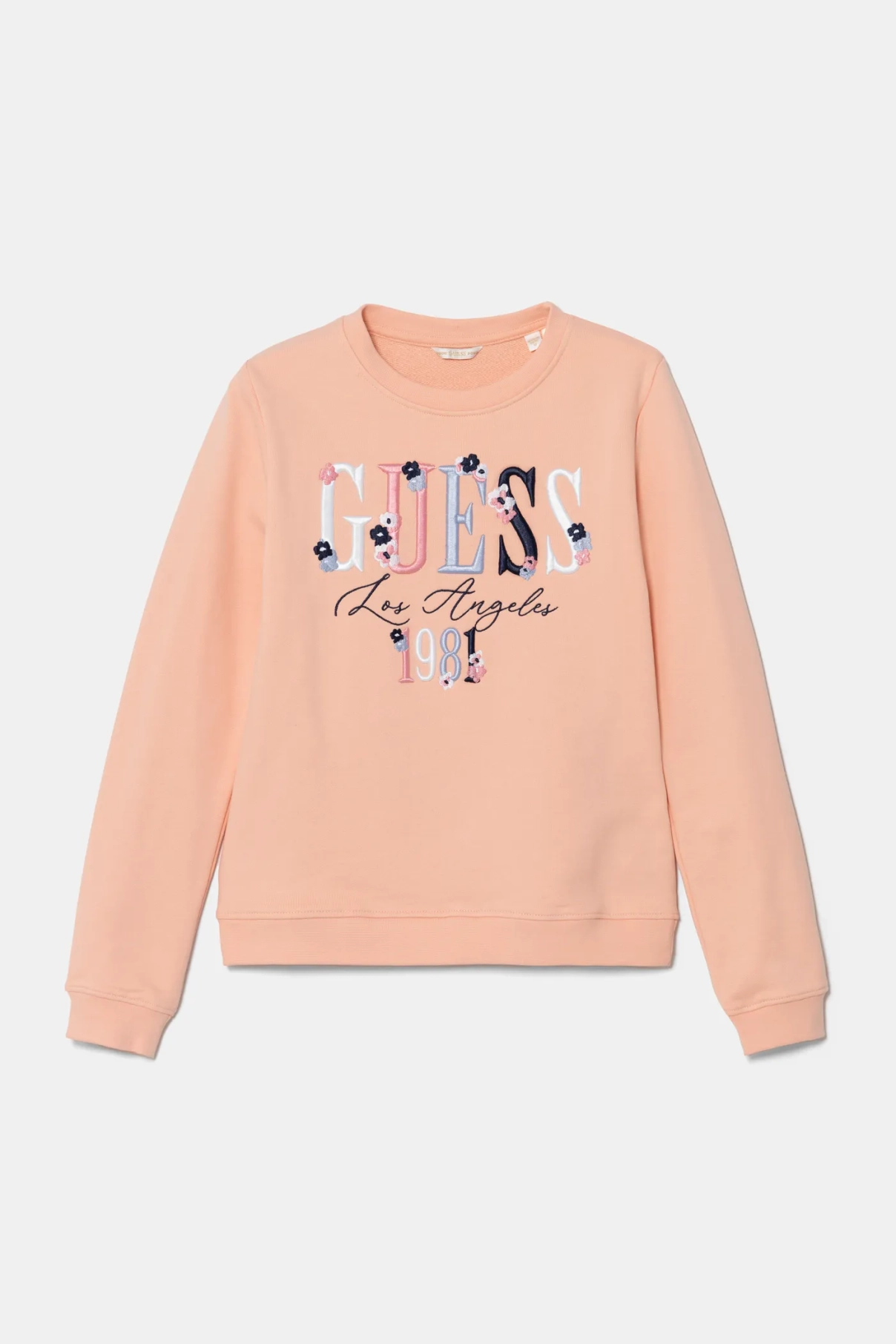 

Детская хлопковая толстовка Guess, оранжевый