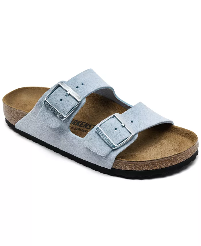 Женские сандалии Arizona из замши и кожи от Finish Line Birkenstock, синий