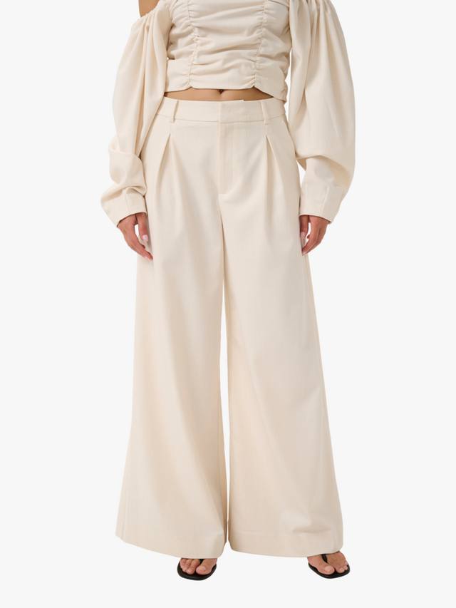 

Брюки gzdecia с высокой талией Gestuz, цвет Offwhite Melange