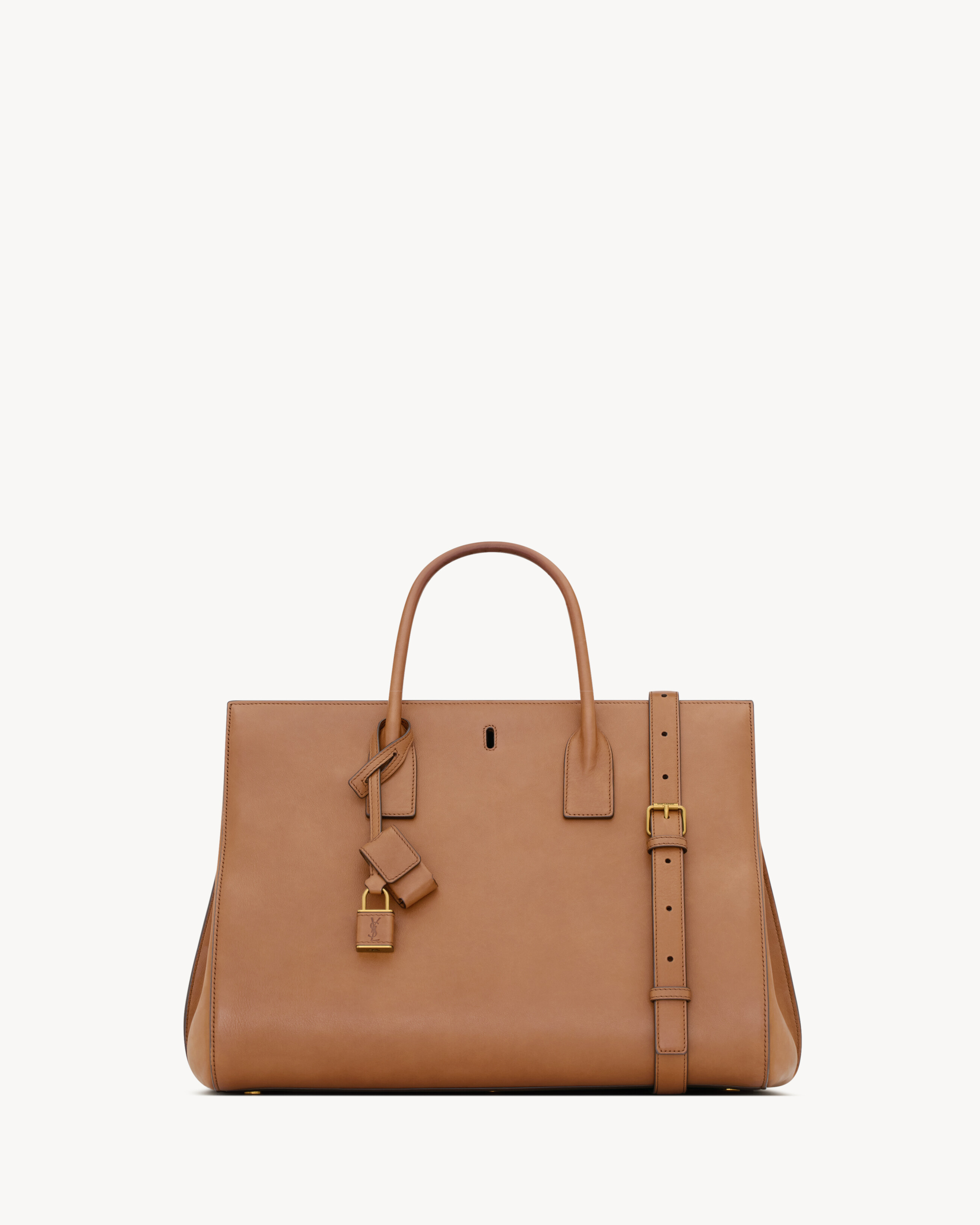 Культовая сумка SAC DE JOUR в совершенно новом исполнении Saint Laurent, коричневый — фото 2