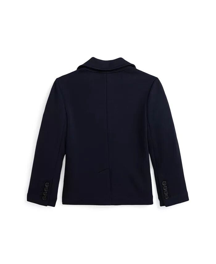 Рубашка двойной вязки для малышей и мальчиков Polo Ralph Lauren, синий — фото 2